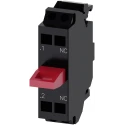 Siemens SIRIUS ACT 3SU14 Series Contact Block 500V 10A 1NC Spring Terminal 3SU1400-2AA10-3CA0