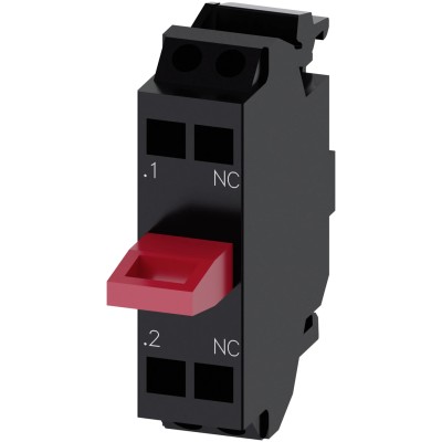 Siemens SIRIUS ACT 3SU14 Series Contact Block 500V 10A 1NC Spring Terminal 3SU1400-2AA10-3CA0