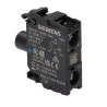 Siemens SIRIUS ACT Series Light Block, 24V AC/DC, Blue LED Illumination, Screw Terminal 3SU1401-1BB50-1AA0