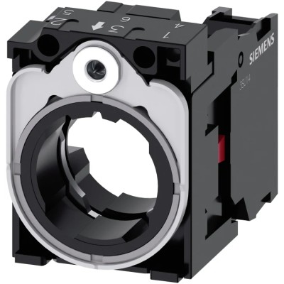 Siemens SIRIUS ACT 3SU15 Series Contact Block, 500 V AC/DC, 6A Current Rating, Screw Terminal, 1 NC, Model 3SU1550-1AA10-1CA0