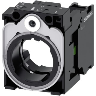 Siemens SIRIUS ACT 3SU15 Series Contact Block, 500 V ac, 500 V dc, 6A Current Rating, Screw Terminal, LED 3SU1550-1AA10-1BA0