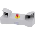 Siemens Push Button Control Station Metal Enclosure 3 Cutouts Red Emergency Stop IP66 3SU1853-3NB00-1AA1