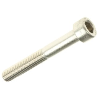 RS PRO Plain Stainless Steel Hex Socket Cap Screw, Hex Drive, Thread M6 x Length 45 mm, Grade A2, DIN 912 Standard 874-1033