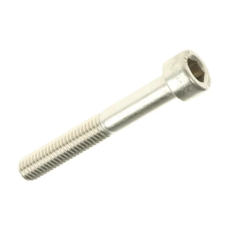 RS PRO Plain Stainless Steel Hex Socket Cap Screw, Hex Drive, Thread M6 x Length 45 mm, Grade A2, DIN 912 Standard 874-1033