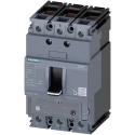Siemens SENTRON Molded Case Circuit Breaker 3-Pole 125A Breaking Capacity 25 kA Fixed Mount 3VA1112-3EF36-0AA0
