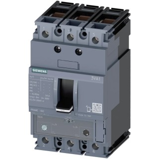 Siemens SENTRON Molded Case Circuit Breaker 3-Pole 125A Breaking Capacity 25 kA Fixed Mount 3VA1112-3EF36-0AA0