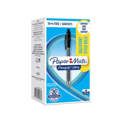 Paper Mate Black Ink Ball Point Pen 1 mm Tip Size 1910073