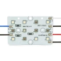 Intelligent LED Solutions Rigid LED Strip Blue, Red, White, 16.2V, 21V, 3000K Colour Temp ILR-OX12-6WM5HR1DB-PC211-W2.