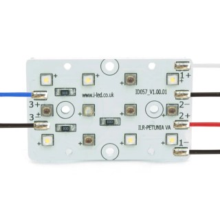 Intelligent LED Solutions Rigid LED Strip Blue, Red, White, 16.2V, 21V, 3000K Colour Temp ILR-OX12-6WM5HR1DB-PC211-W2.