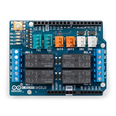 Arduino 4 Relays Shield High Load Power Delivery Arduino Shield 5V 48V A000110