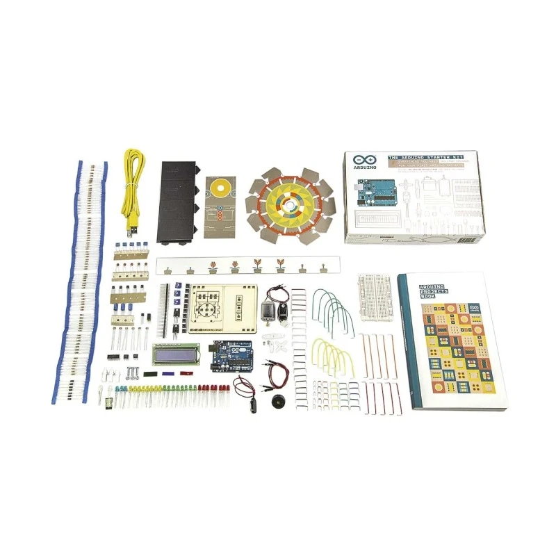 Arduino Starter Kit Multi-Language Spanish Version K030007 AVR ATmega328P Microcontroller Development Kit