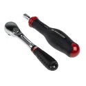 Facom 27-Piece 1/4 in 12 Point Socket & Bit Set RL.NANO112 Chrome Vanadium Steel, Bright Chrome Finish, 152mm Length