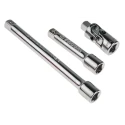 Facom 27-Piece 1/4 in 12 Point Socket & Bit Set RL.NANO112 Chrome Vanadium Steel, Bright Chrome Finish, 152mm Length
