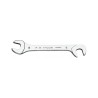 Facom Open End Spanner Metric 6 mm, Satin Chrome Finish, Hinge Sub Type, 80mm Overall Length 34.6