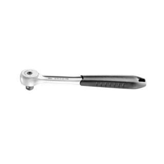 Facom 1/2 in Ratchet with Ratchet Handle Compact Head 260mm Overall Length Chrome Vanadium Steel Satin Chrome Finish S.151B