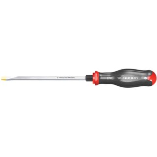 Facom Standard Slotted Screwdriver 150 mm Blade, 300 mm Overall ATWH8X175