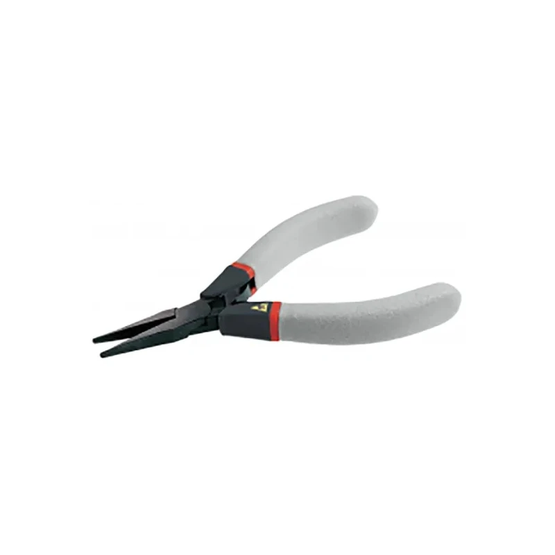 Facom Flat Nose Plier Flat Nose, 125mm Overall, Steel Chrome Finish, Comfort Grip Handle, ESD Safe 420.E