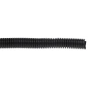 RS PRO 16 mm Nominal Diameter Flexible Split Electrical Plastic Conduit, Uncoated, Black 875-0249