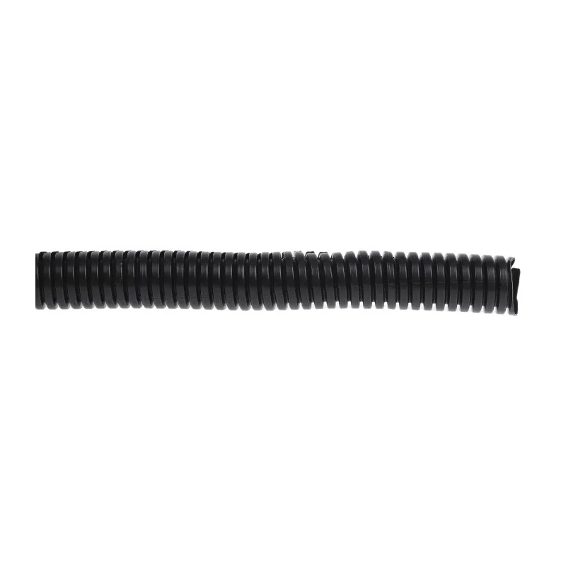 RS PRO 16 mm Nominal Diameter Flexible Split Electrical Plastic Conduit, Uncoated, Black 875-0249