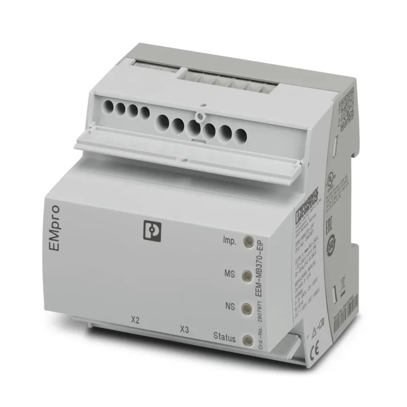 Phoenix Contact 3 Phase Digital Energy Meter EMpro Series, Digital Display, Class 0.5 S Accuracy, 690 V, 20000 A 2907971