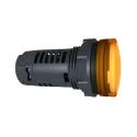 Schneider Electric Panel Mount Orange LED Pilot Light Harmony XB5 22 mm Cutout 24V AC/DC IP66 Round XB5EVB5