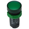 Schneider Electric Panel Mount Green LED Pilot Light, Harmony XB5, 24V ac/dc, 22mm Cutout, IP66, Round XB5EVB3