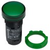 Schneider Electric Panel Mount Green LED Pilot Light Harmony XB5 22 mm Cutout 110V AC 120V AC IP66 Round XB5EVG3