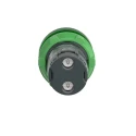 Schneider Electric Panel Mount Green LED Pilot Light Harmony XB5 22 mm Cutout 110V AC 120V AC IP66 Round XB5EVG3