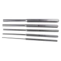 RS PRO 5-Piece Parallel Pin Punch Set, Shank Diameters 3 mm to 9.5 mm, Length 205 mm 875-4761