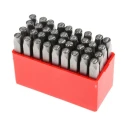 RS Pro 4 mm x 36 Piece Engraving Letter Punch Set, Chrome Vanadium Steel, HRC 58-60 875-4770
