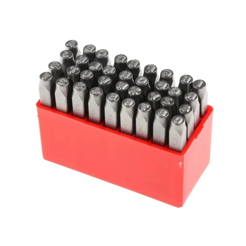 RS Pro 4 mm x 36 Piece Engraving Letter Punch Set, Chrome Vanadium Steel, HRC 58-60 875-4770