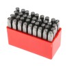 RS Pro 4 mm x 36 Piece Engraving Letter Punch Set, Chrome Vanadium Steel, HRC 58-60 875-4770