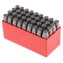 RS Pro 10 mm Engraving Letter Punch Set 36 Piece Chrome Vanadium Steel Hardened 58-60 HRC 875-4780