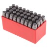 RS Pro 10 mm Engraving Letter Punch Set 36 Piece Chrome Vanadium Steel Hardened 58-60 HRC 875-4780