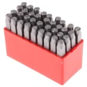 RS Pro 5 mm x 36 Piece Engraving Letter Punch Set, Dot Font Type Module, Chrome Vanadium Steel 875-4774
