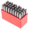 RS Pro 5 mm x 36 Piece Engraving Letter Punch Set, Dot Font Type Module, Chrome Vanadium Steel 875-4774