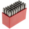 RS Pro 3 mm 36 Piece Chrome Vanadium Steel Engraving Letter Punch Set Dot Font Type Module (Side Marking) 875-4777
