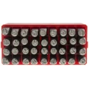 RS Pro 3 mm 36 Piece Chrome Vanadium Steel Engraving Letter Punch Set Dot Font Type Module (Side Marking) 875-4777