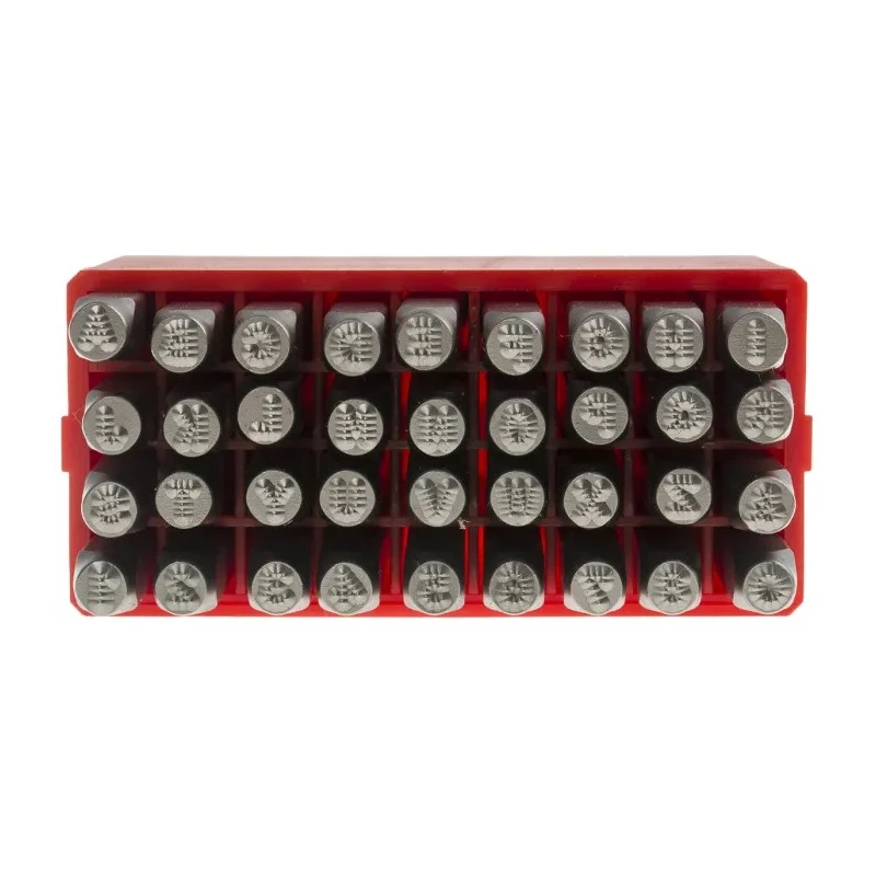 RS Pro 3 mm 36 Piece Chrome Vanadium Steel Engraving Letter Punch Set Dot Font Type Module (Side Marking) 875-4777