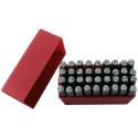 RS Pro 6 mm Engraving Letter Punch Set, 36 Pieces (27 Capital A-Z Letters & Symbol &, 9 Numbers 0-8) Chrome 875-4783