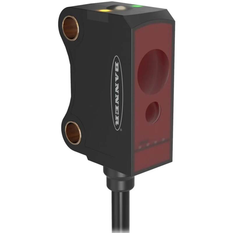 Banner Precise Rectangular Photoelectric Sensor PNP 0 to 3 m Detection Range IP67 VS8EAPRQ