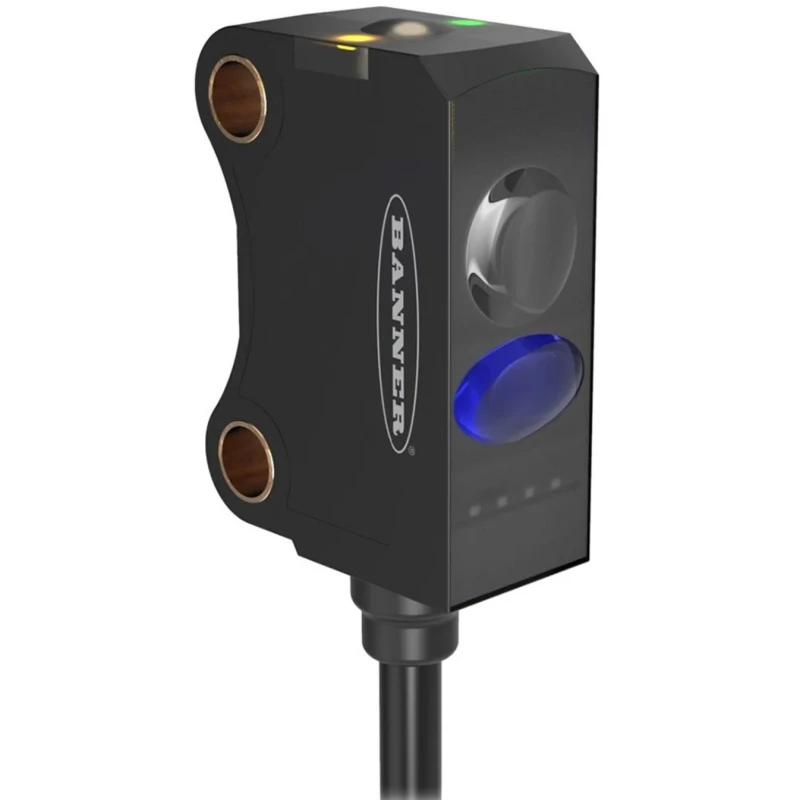 Banner Background Suppression Photoelectric Sensor Rectangular Style 2 mm to 30 mm Detection Range PNP Output VS8APFF30BQ3