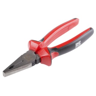 RS PRO 1-Piece Combination Plier Standard, 180mm Overall Length, 30mm Jaw, VDE/1000V Approved, ESD Safe 875-5770