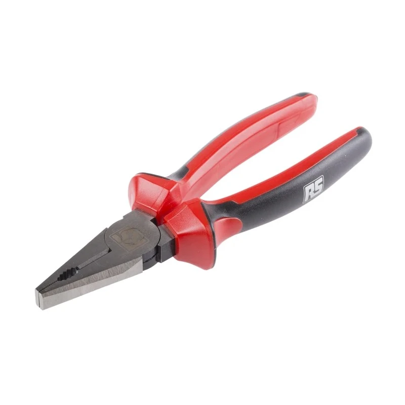 RS PRO 1-Piece Combination Plier Standard, 180mm Overall Length, 30mm Jaw, VDE/1000V Approved, ESD Safe 875-5770