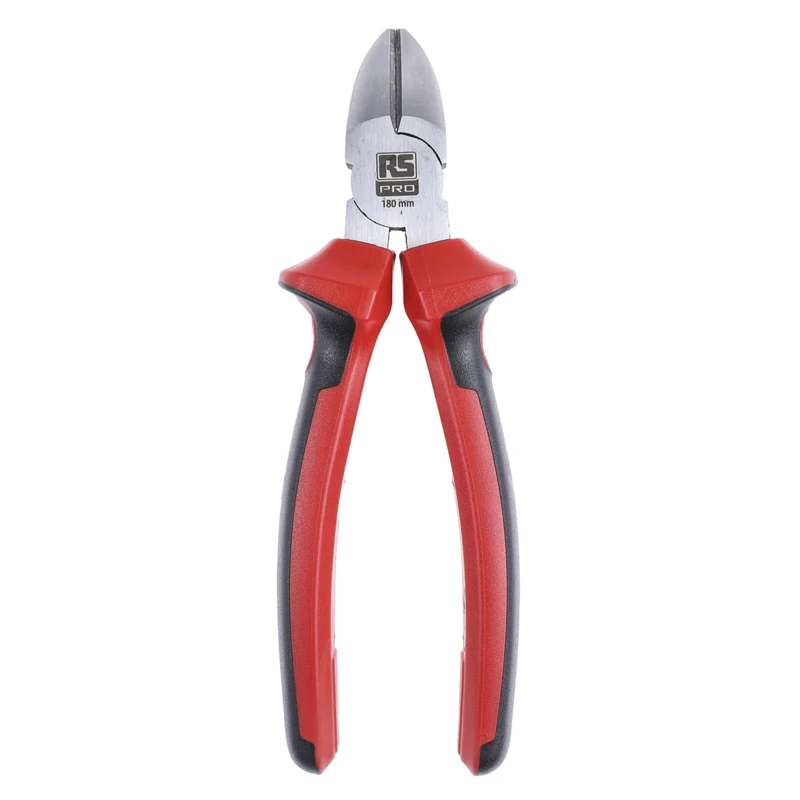 RS PRO Professional Diagonal Side Cutter Steel Jaw Duo Tech Soft Grip 180mm 875-5799
