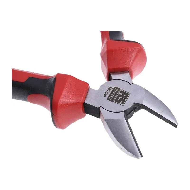 RS PRO Professional Diagonal Side Cutter Steel Jaw Duo Tech Soft Grip 180mm 875-5799