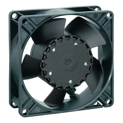 ebm-papst 3300 N - S-Panther Series Ball Bearing DC Axial Fan 48V DC, 80 m³/h Air Flow, 1.8W Power, 0.12A Max Current IP20
