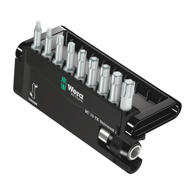 Wera Torx Hex Screwdriver Bit Set Diamond Tipped 10 Pieces 05056164001
