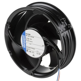 ebm-papst 6300 - S-Force Series Compact 24V DC Axial Fan 31W Power 545 m³/h Air Flow IP20 