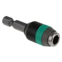 Wera Hex Bit Holder 1/4 in Hex Drive, Hex Shank, 50mm Overall Length 05052502001